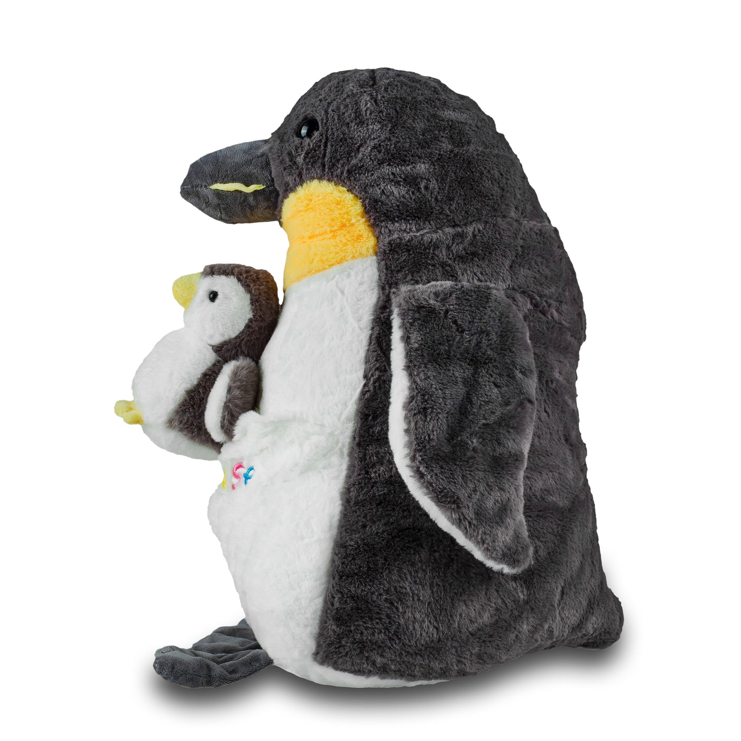 Pinguin Duo - Liebevolle Grauweiße Gefährten