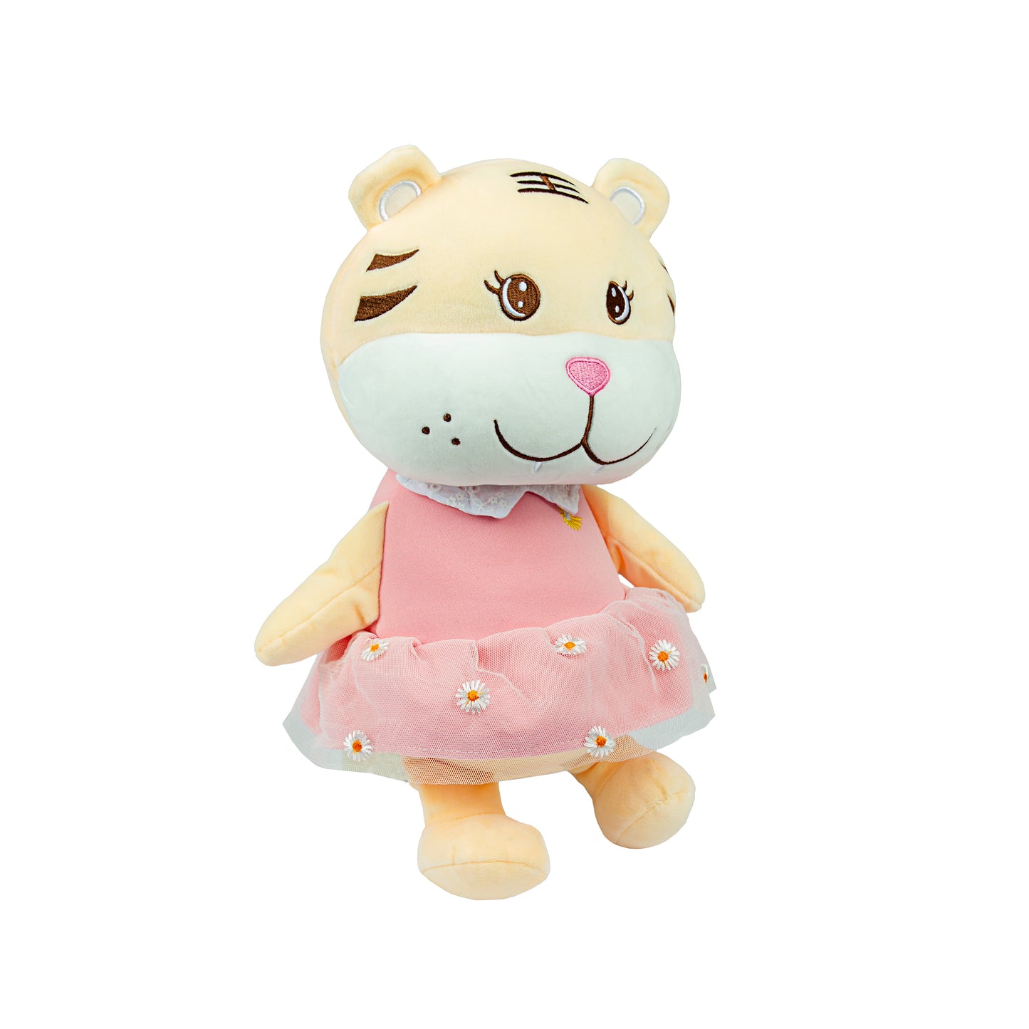 Süßes Tiger Stofftier Rosa