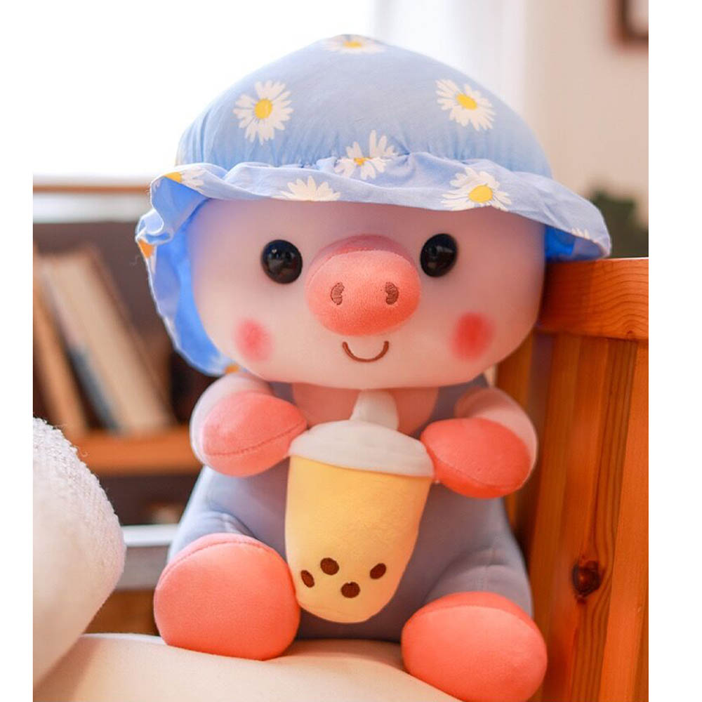 Daisy - Kawaii Boba Schwein Plüschfigur