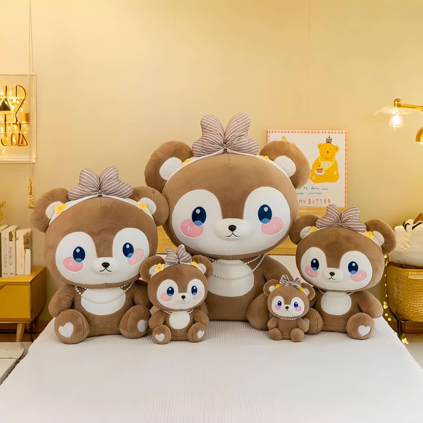 Kawaii Braunbär Plüsch