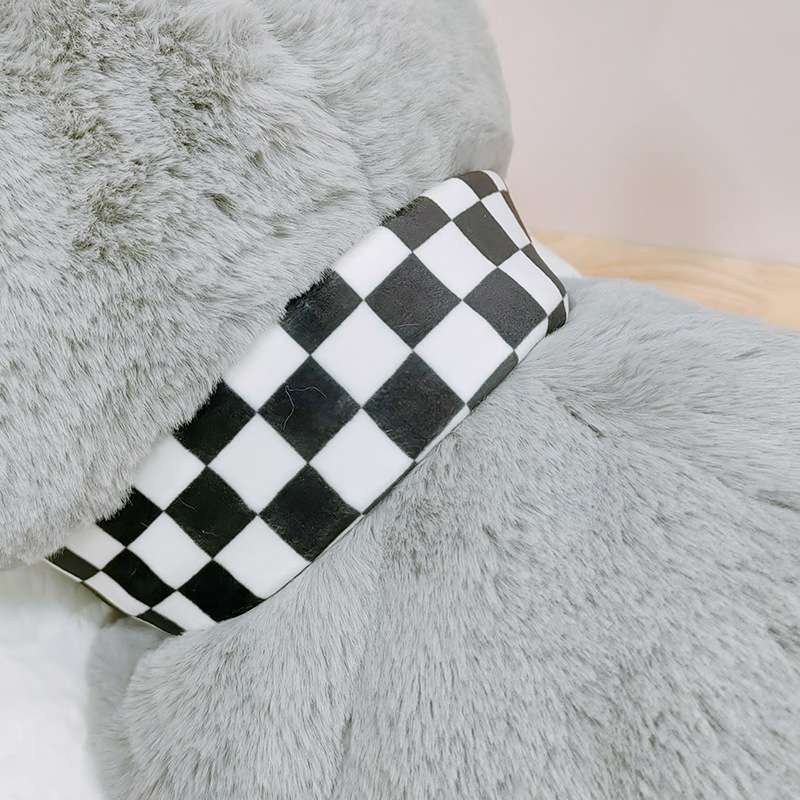 Kawaii Grauer Husky Plüsch