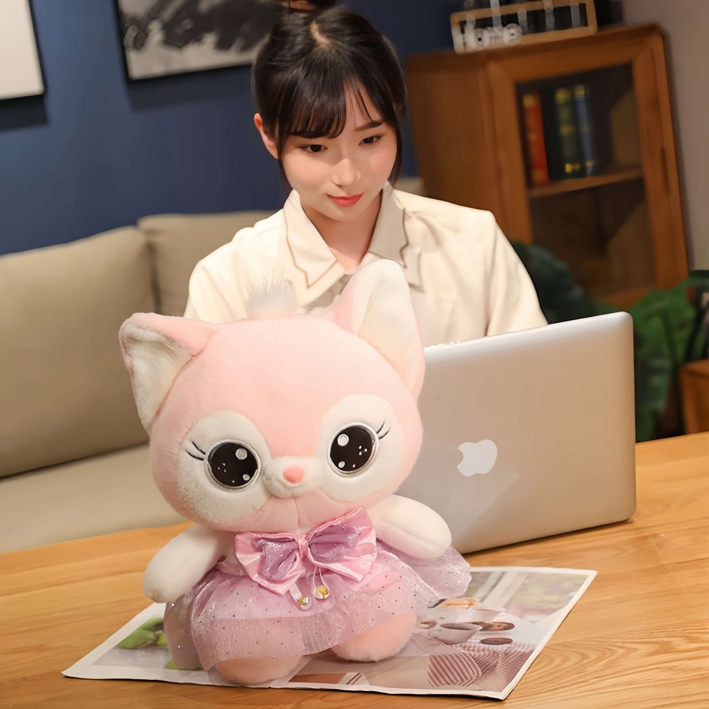 Niedlicher Rosa Fuchs Plüsch