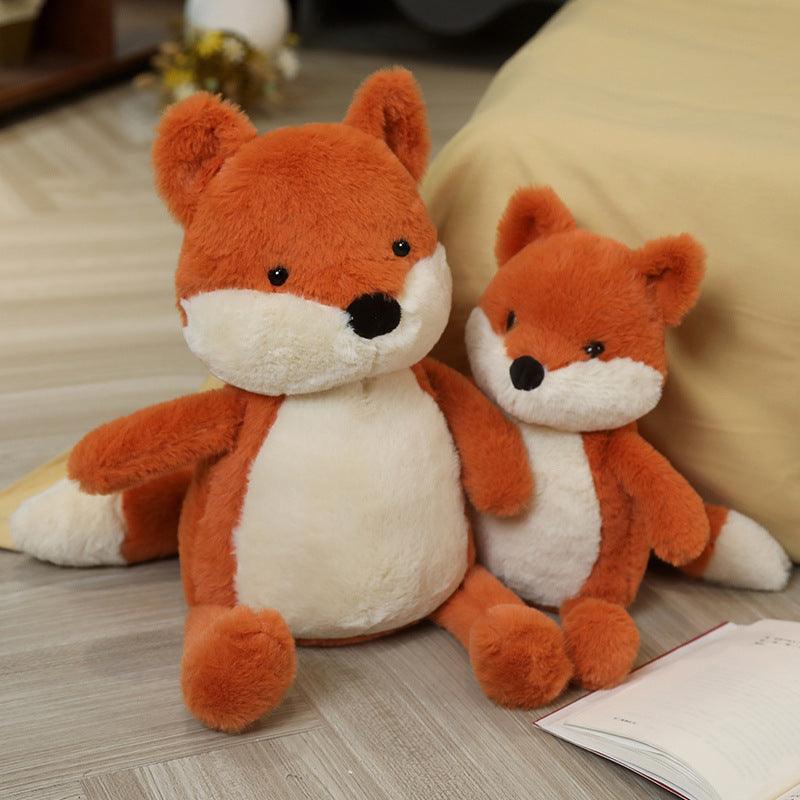 süßes Kuscheltier Fuchs zwei Größen Vorderansicht
