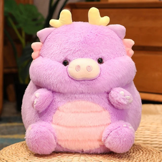 Zauberhaftes Schweinchen-Dino Kuscheltier