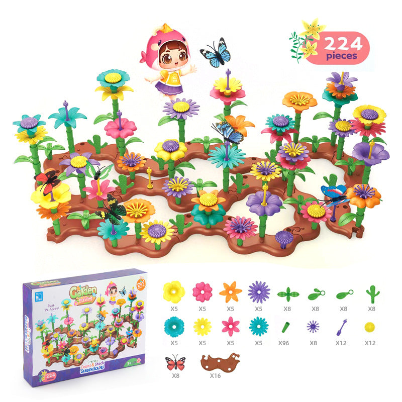 Kreative blumen spielsteine