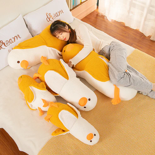 Banana Duck - Lustiger Plüschpinguin mit Bananen-Outfit