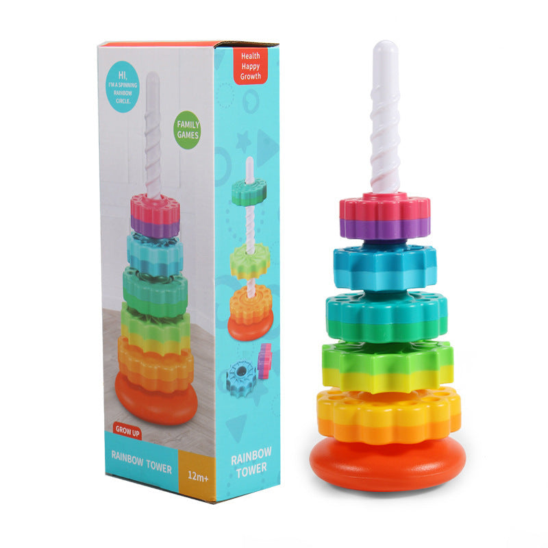 Premium spinbow - bunter stapelturm