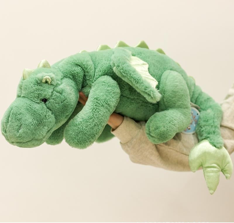 Grüner Kuschel-Kleiner Alligator