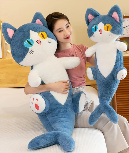 Katzen hai plüsch hybrid kuscheliges unikat