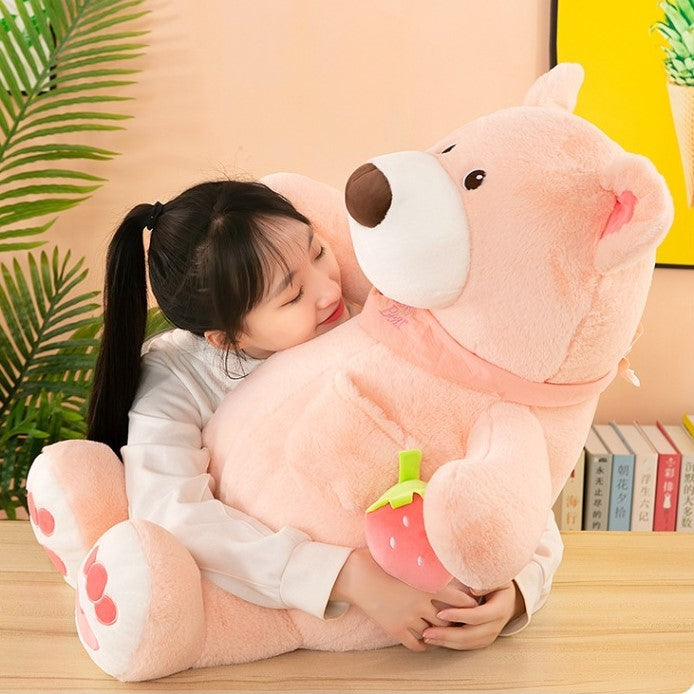 Erdbeer-Herz Teddyfreund