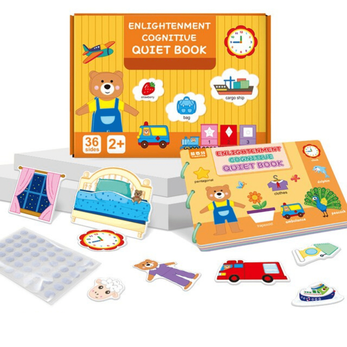 Quiet Book | entwicklung der kognitiven fähigkeiten - klettbuch