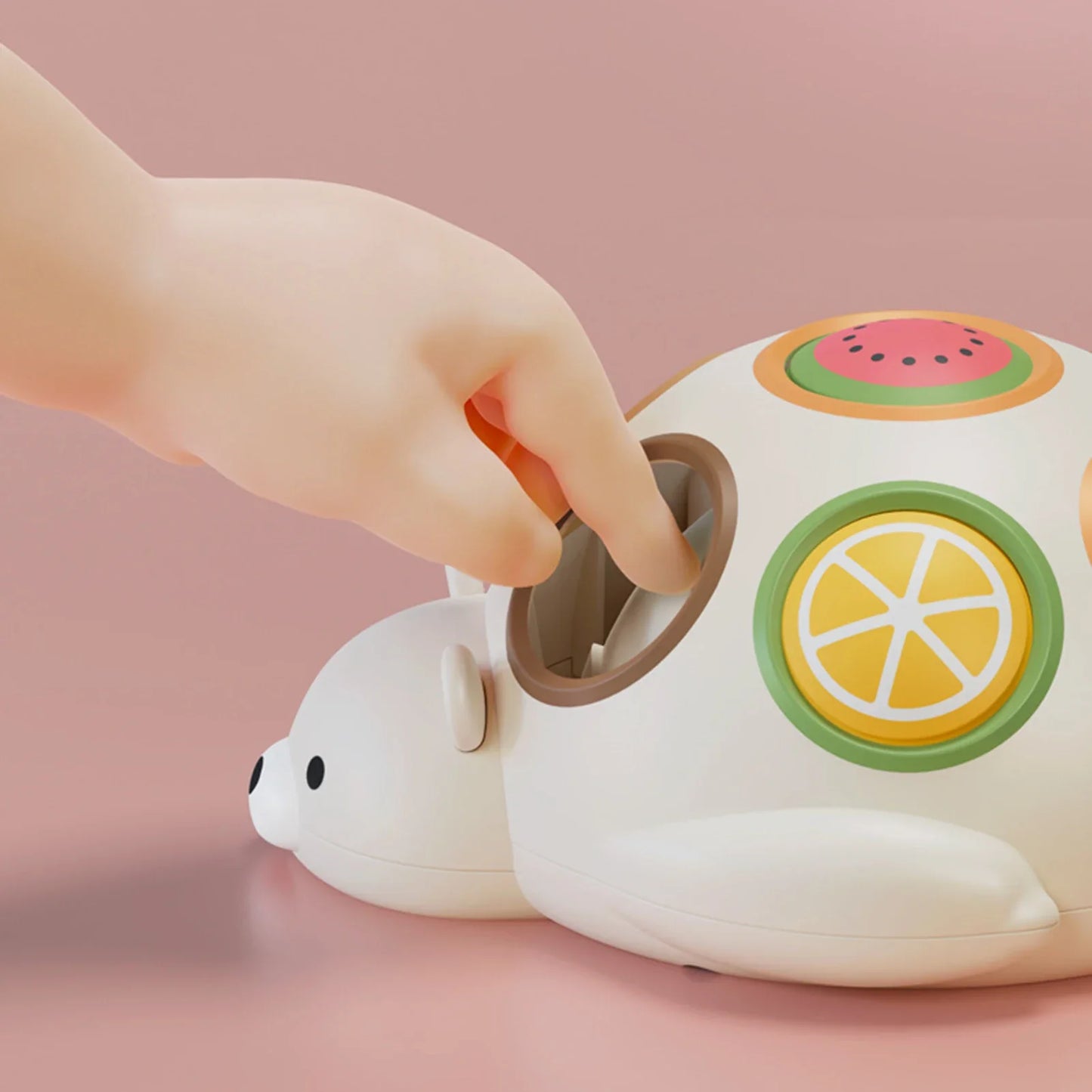 Fruity lern - früchte erkennen lernen - pop-up montessori-spielzeug