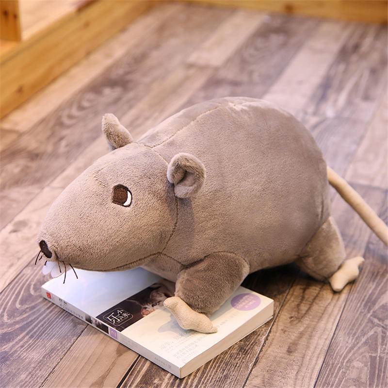 Graue Ratte Kuscheltier