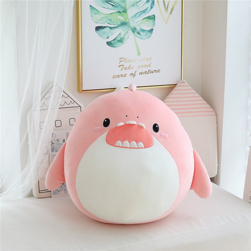Sharkie Hug - Rosa Kawaii Haifisch Plüschtier