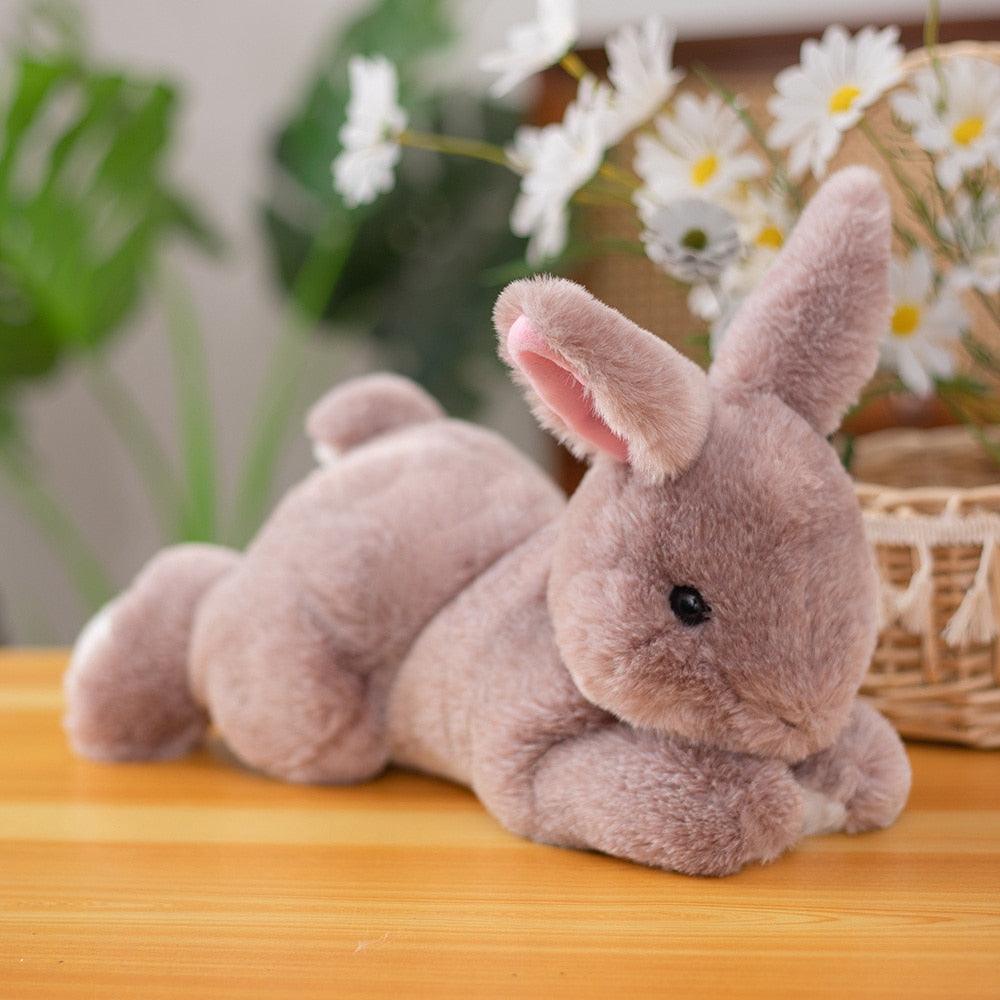 Realistisches pelziges Kaninchen Plüschtier
