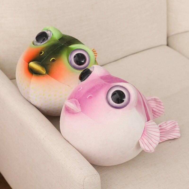 Lebensechter Plüsch Fugu Fisch