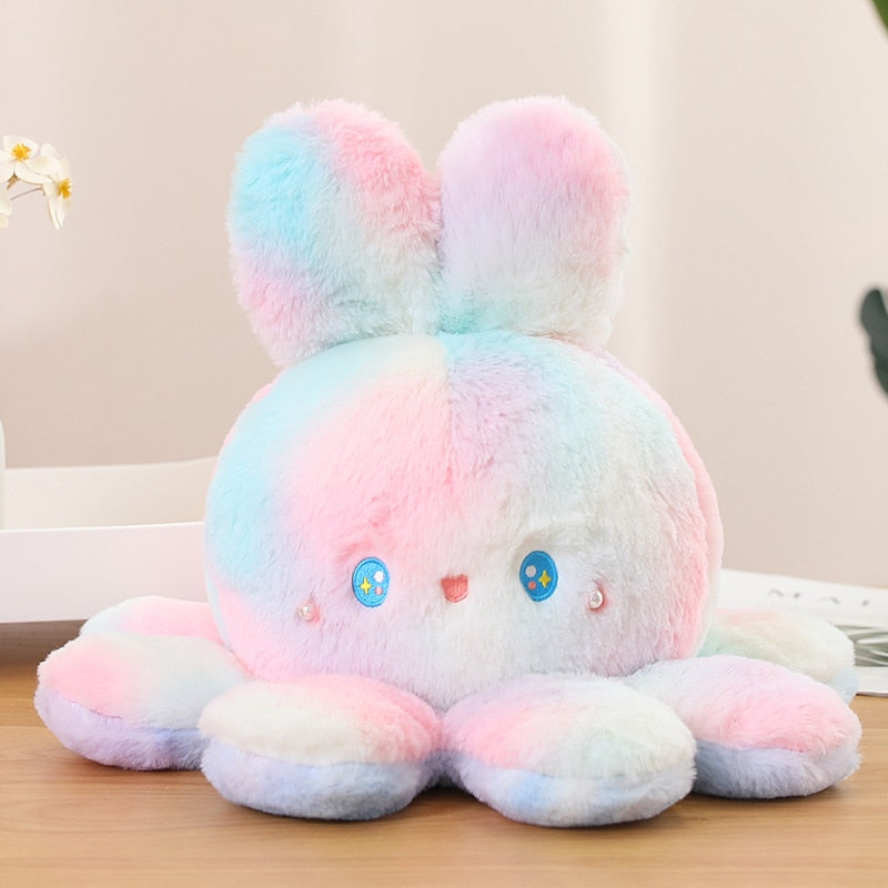 Rainbow Hoppy - Pastell Kawaii Hase Oktopus Plüsch