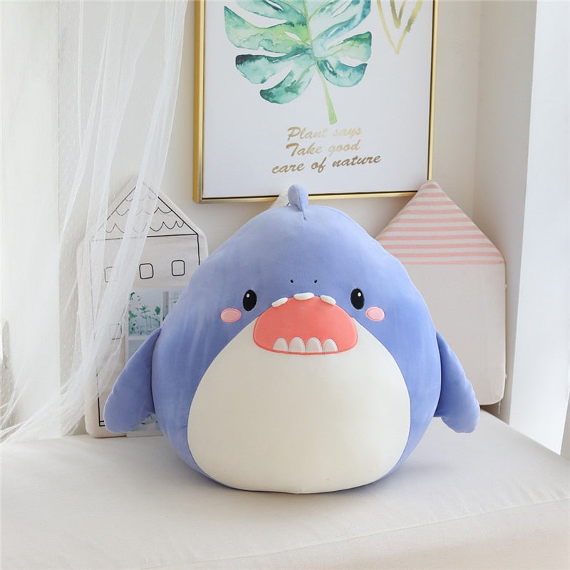 Sharkie Hug - Rosa Kawaii Haifisch Plüschtier