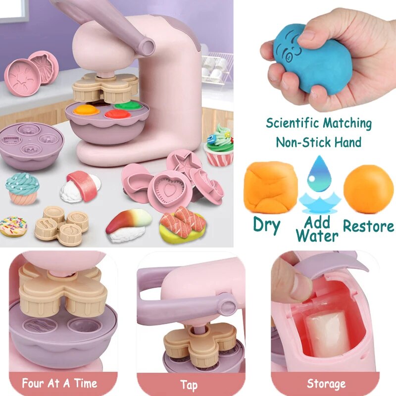 BurgerMaker Set - kulinarischer spaß - DIY burger küchenspielzeug