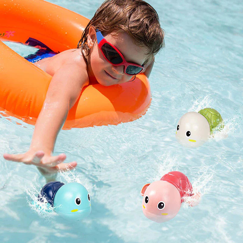 Bath buddies - unendlicher spaß in der badewanne - schwimmende meeresbewohner