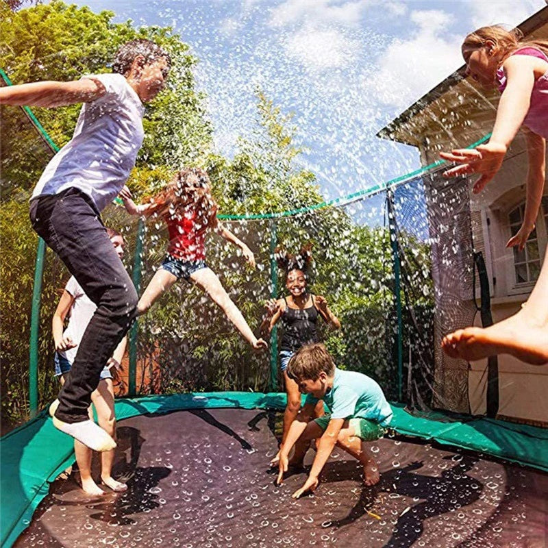 Trampolin Sprinklers - wasserspaß auf dem trampolin - wassersprinkler
