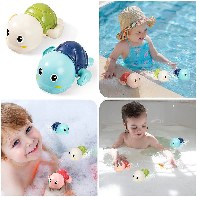 Bath buddies - unendlicher spaß in der badewanne - schwimmende meeresbewohner