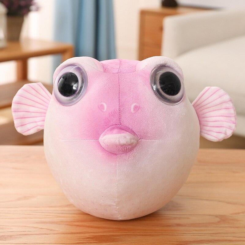 Lebensechter Plüsch Fugu Fisch