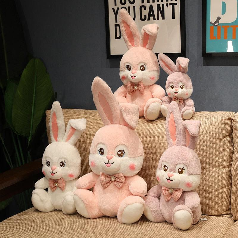Kawaii Sitzender Lächelnder Hase Plüschtiere