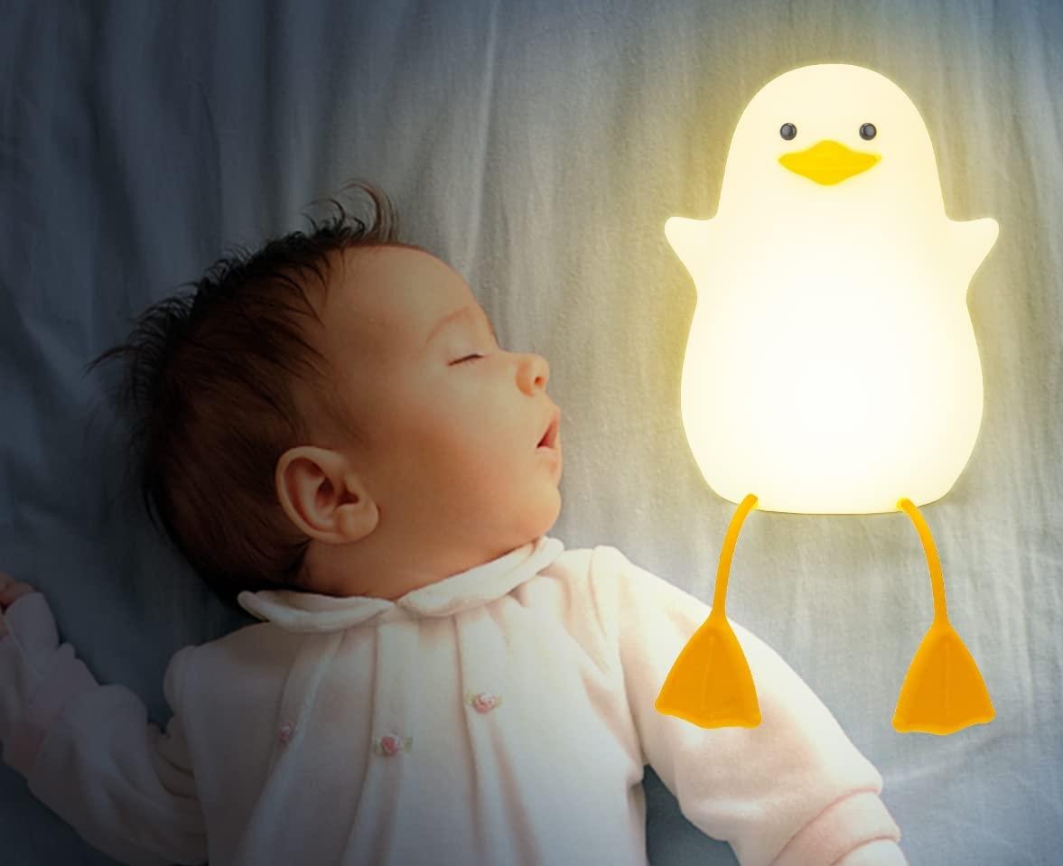 Silikon LED Enten Nachtlicht mit Timer