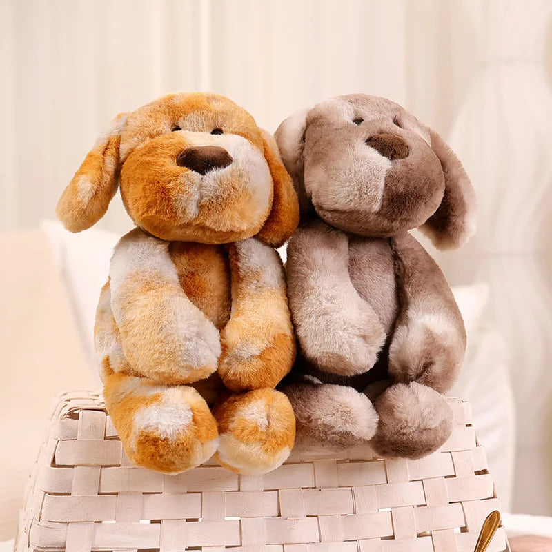 Brauner Kuschelwelpe Glück