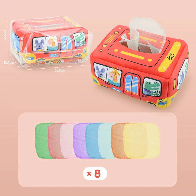 Magische taschentuchbox – spielzeug für kleine hände