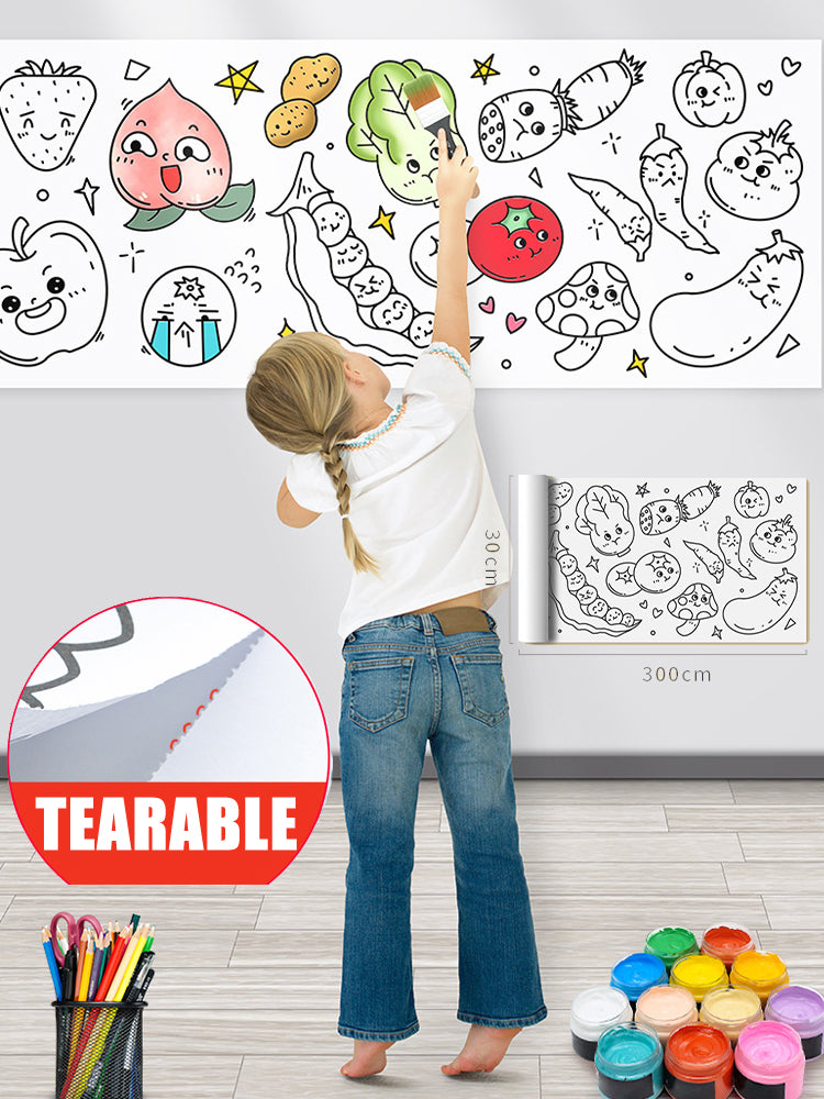 ColoringPaper - entfesseln sie die kreativität Ihrer kleinen - XXL-malpapier