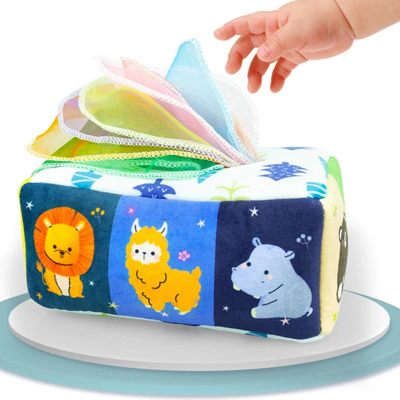 Tissue box toy - magische taschentücher aus der box - spielzeug taschentuchbox