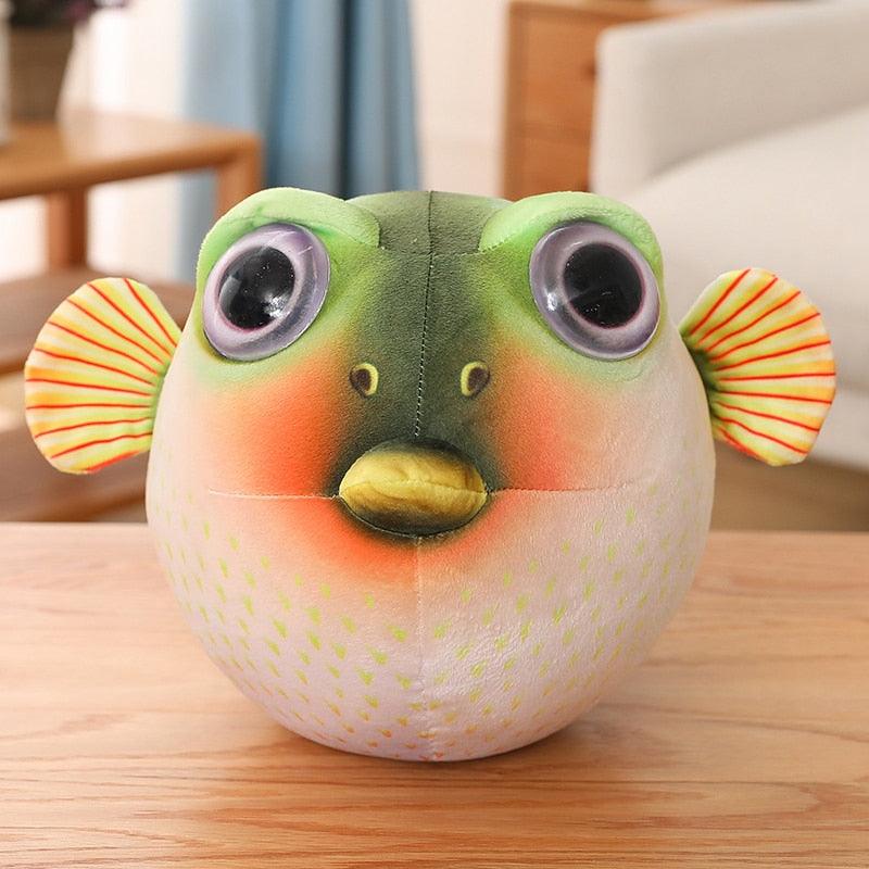 Lebensechter Plüsch Fugu Fisch
