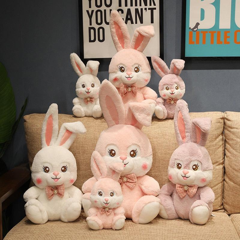 Kawaii Sitzender Lächelnder Hase Plüschtiere