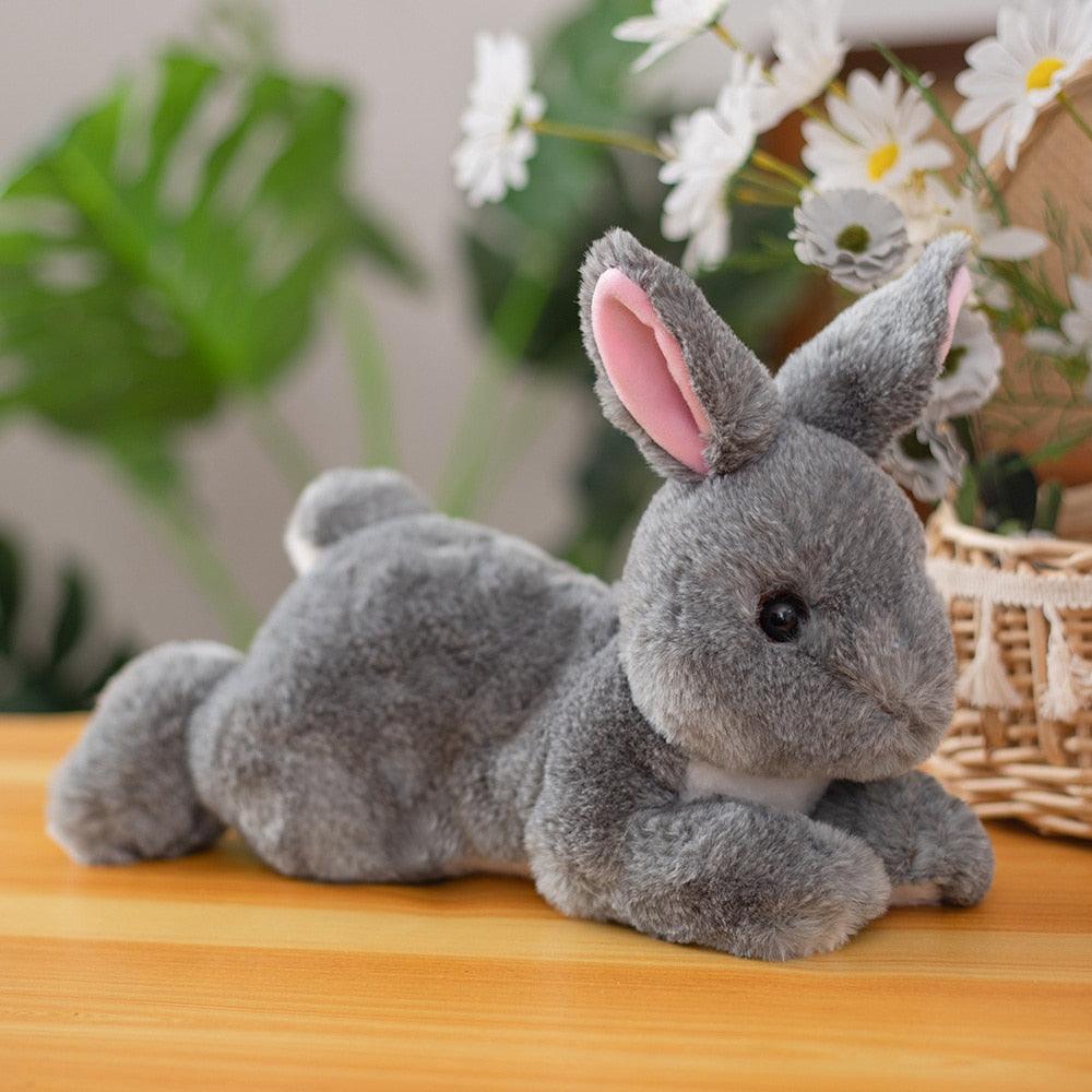 Realistisches pelziges Kaninchen Plüschtier