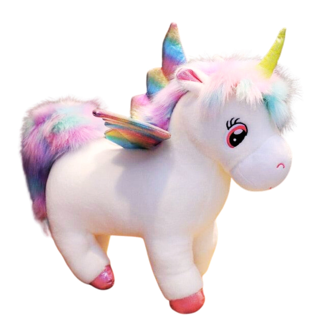 Glühende Flügel Einhorn Plüschtier