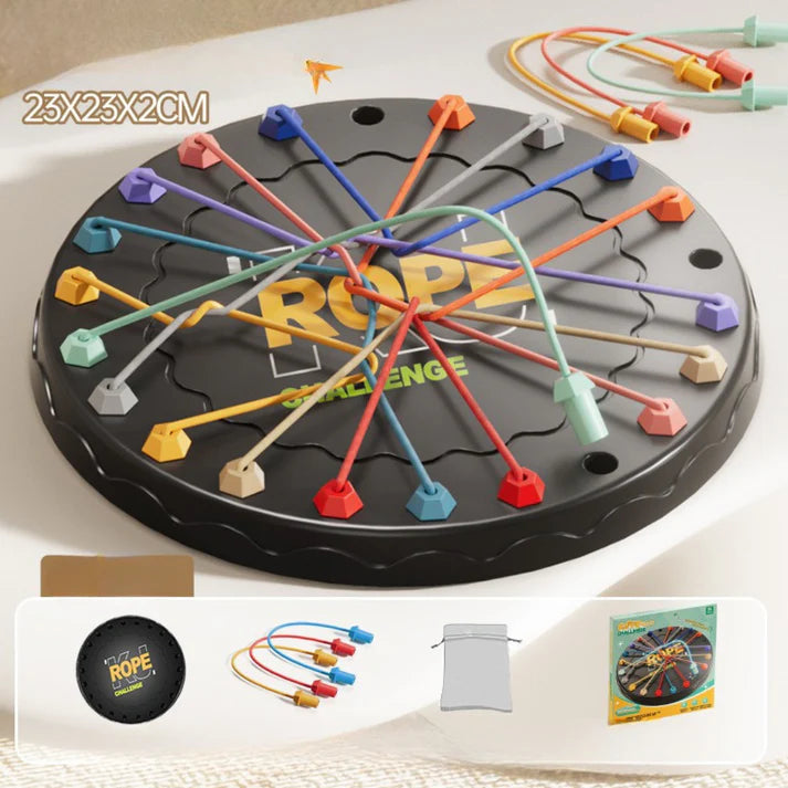 Spaßiges knoten puzzle spiel