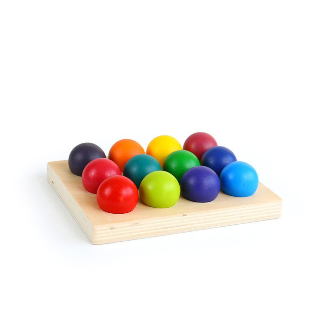 Montessori regenbogen sortierspiele