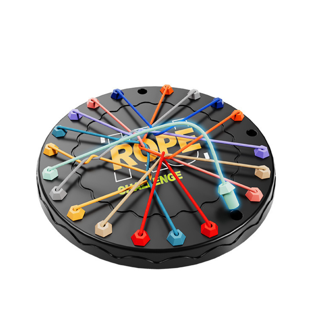 Spaßiges knoten puzzle spiel