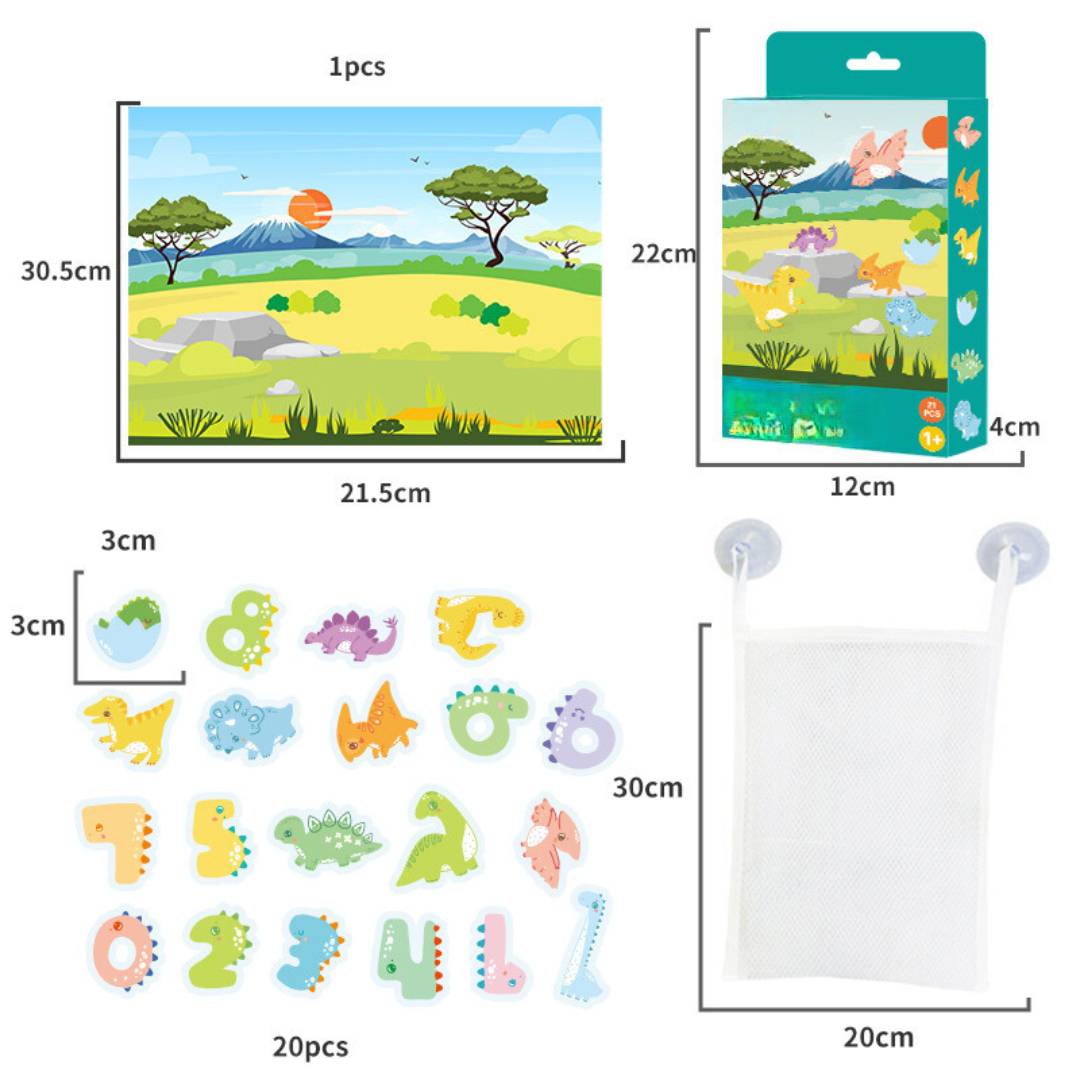 Magisches badespielzeug in verschiedenen designs