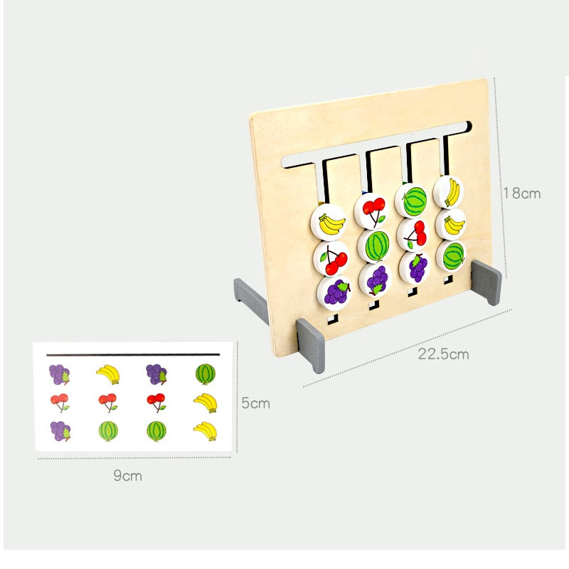 Woods | Logisches Denken für Kinder - Montessori-Sortierpuzzle