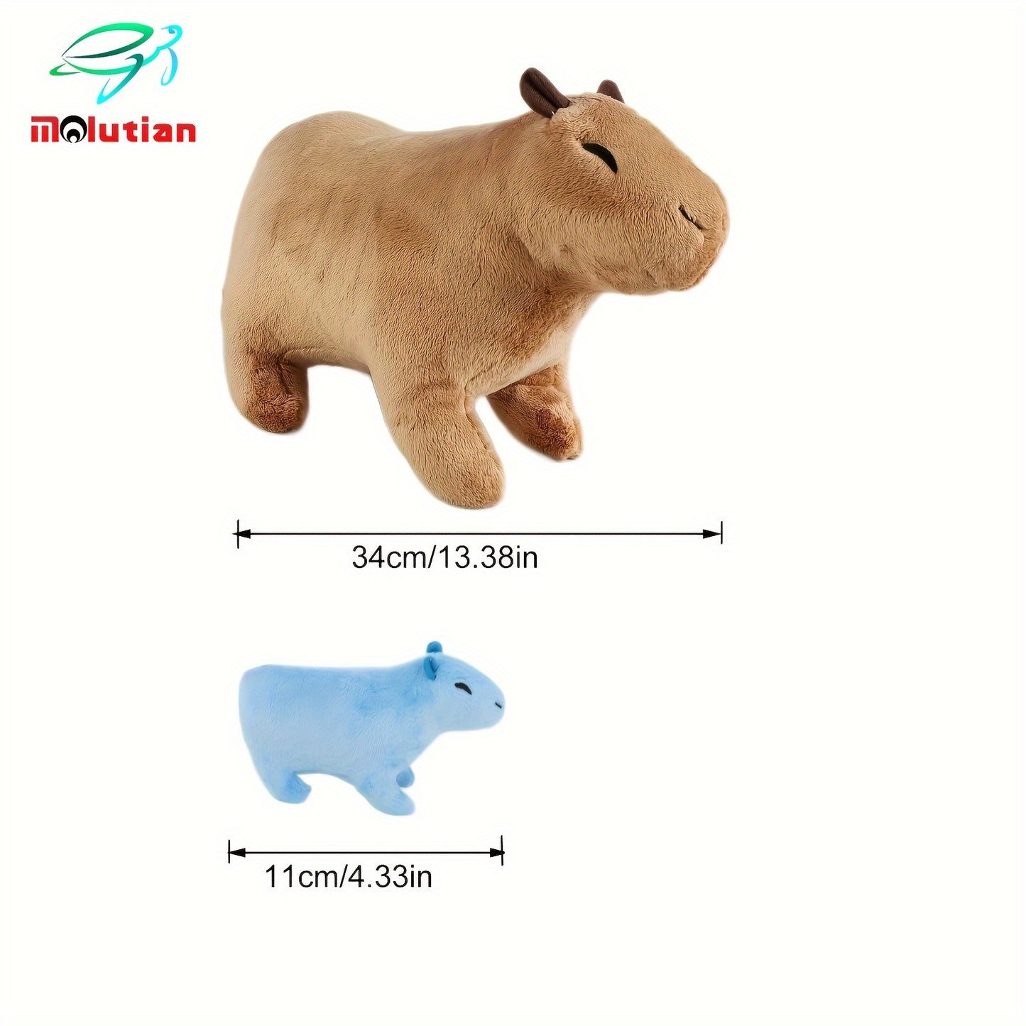 Cappy - Plüsch Capybara mit Babyfiguren