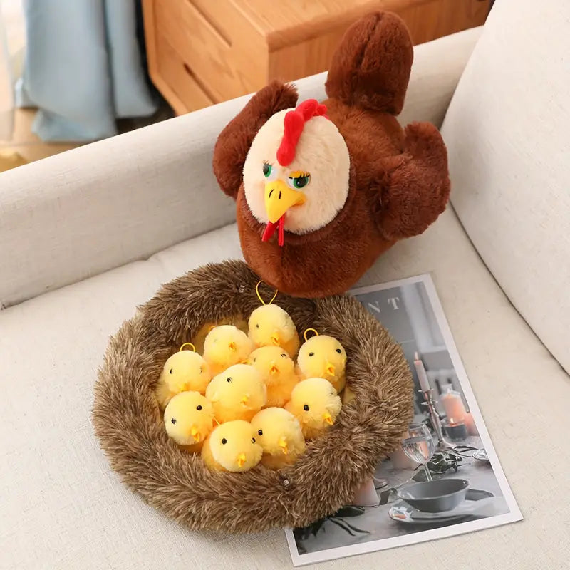 Schwan Küken Familien Plüschspielzeug