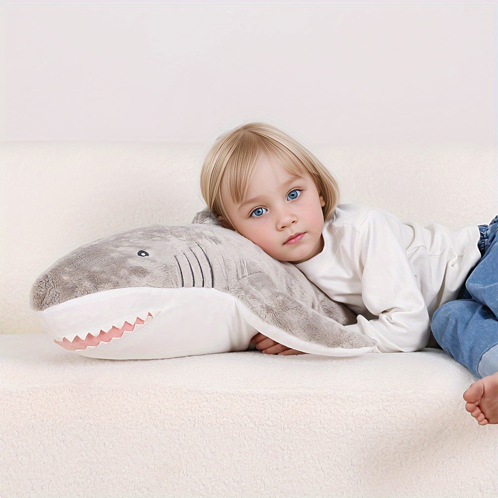 Weicher Hai Plüsch - Grau