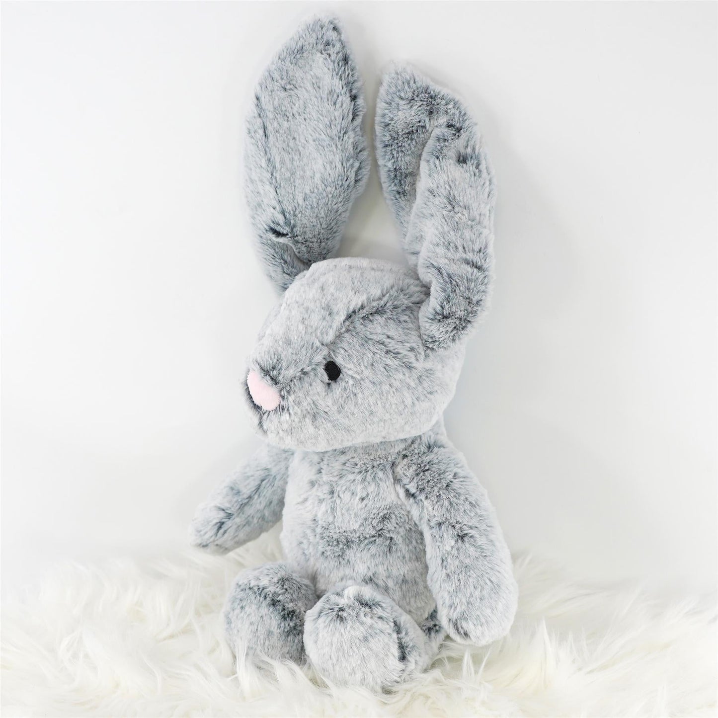 10" plüsch superweiches graues hasen kuscheltier