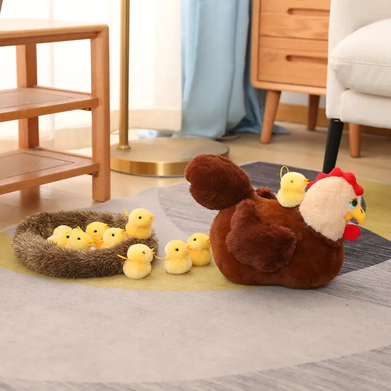 Schwan Küken Familien Plüschspielzeug