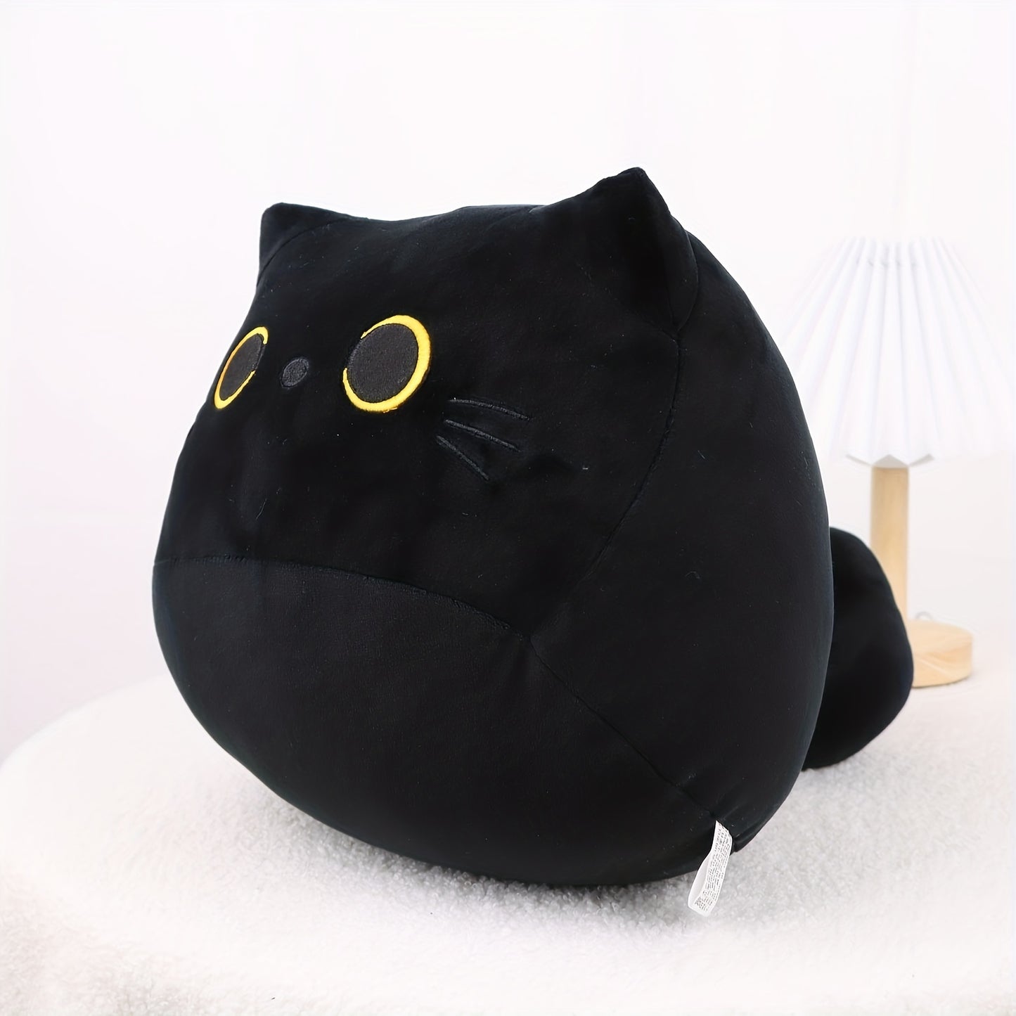 Kuro - Kawaii Schwarze Katze Weiches Plüsch Kissen Puppe Spielzeug