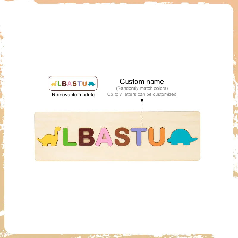 Woods - geniebe ein puzzle mit deinem eigenen namen - personalisiertes puzzle