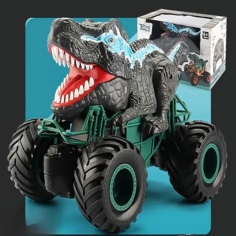 RC Dinosaurierauto - Licht, Sound, Sprühfunktion!